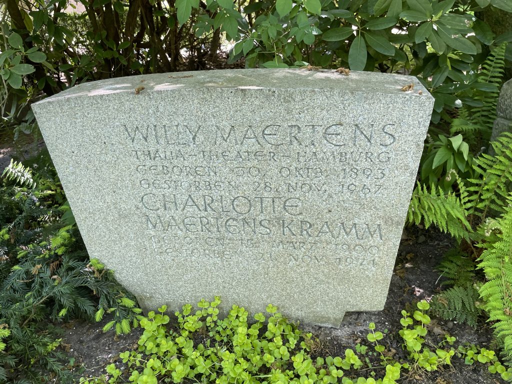 Grabstein Willy Maertens
