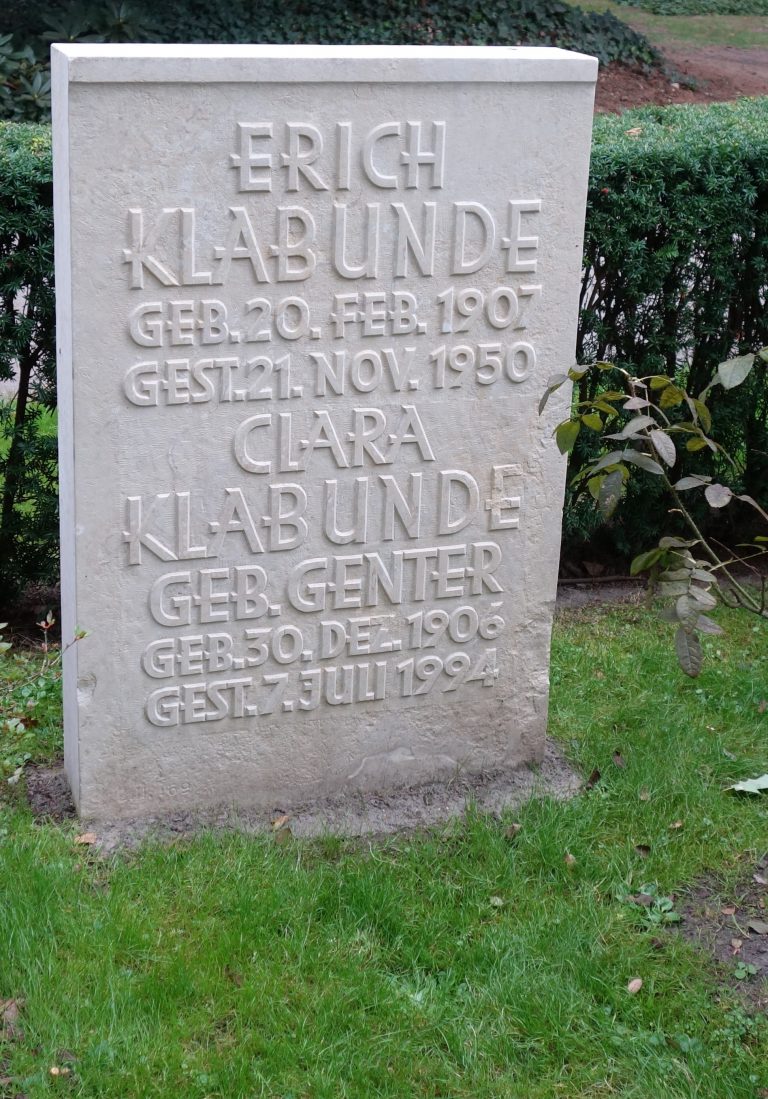 Grabstein von Clara Kabunde