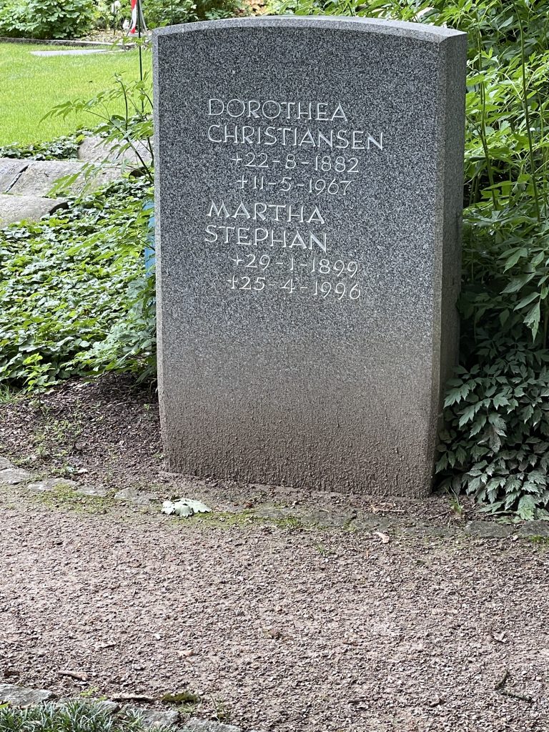 Grabstein von Dorothea Christiansen