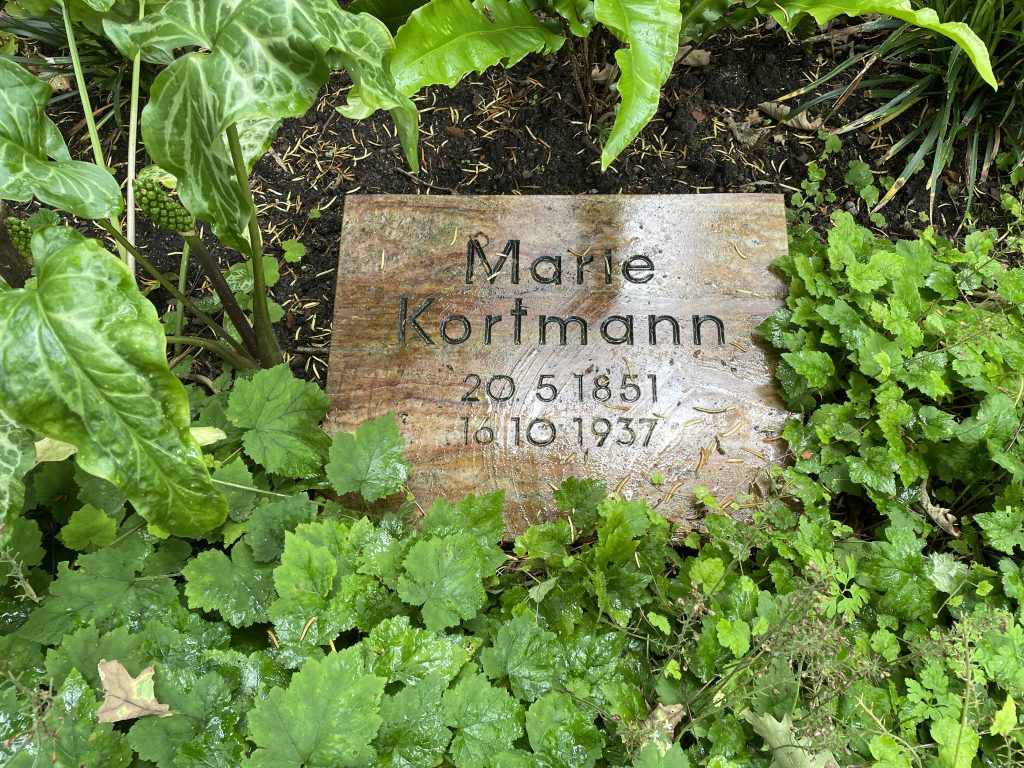 Grabstein von Marie Kortmann