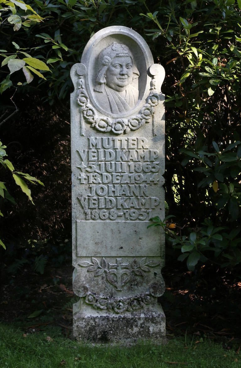 Grabstein von Anna "Mutter" Veldkamp