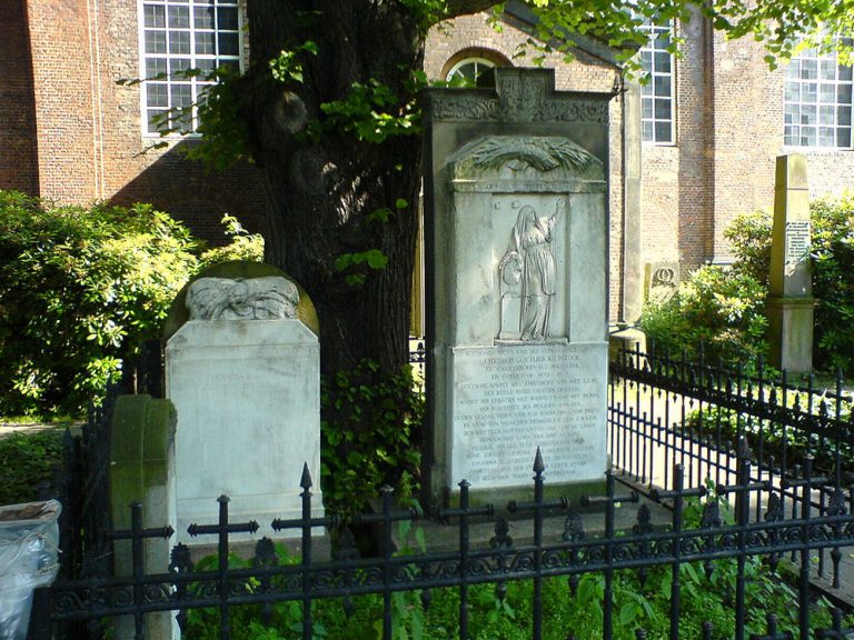 Johanna Elisabeth Klopstock, verwitwete von Winthem Grabstätte
