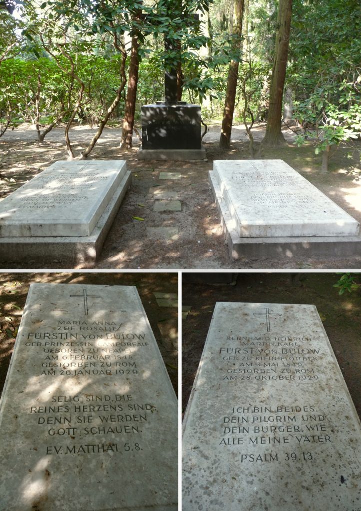 Doppelgrabstätte Maria von Bülow, gesch. Gräfin von Dönhoff