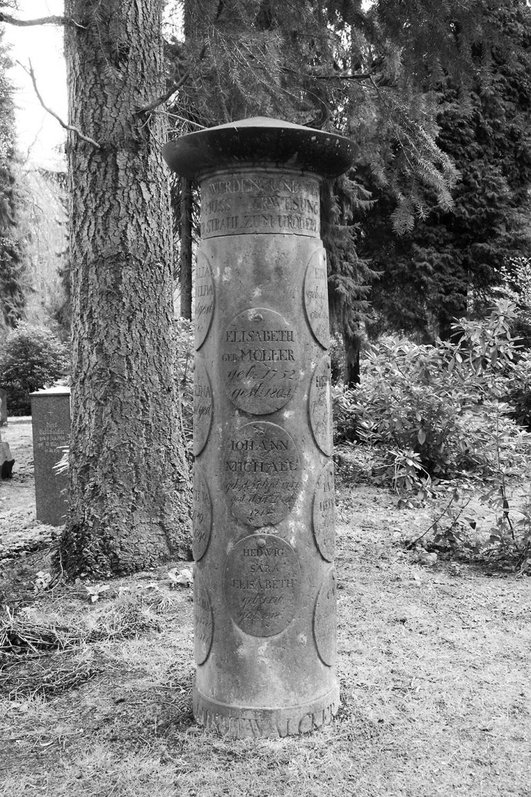 Grabstein von Elisabeth Hudtwalcker