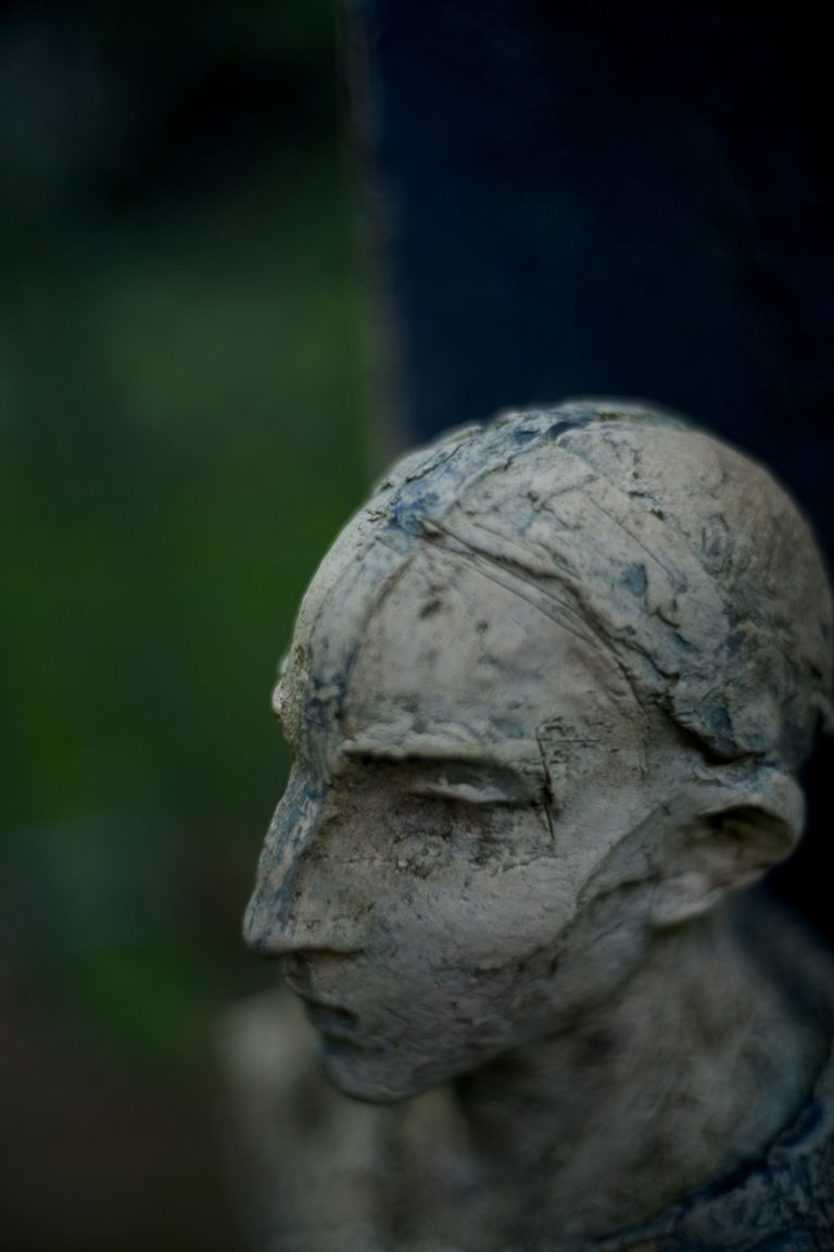 Kopf einer Skulptur